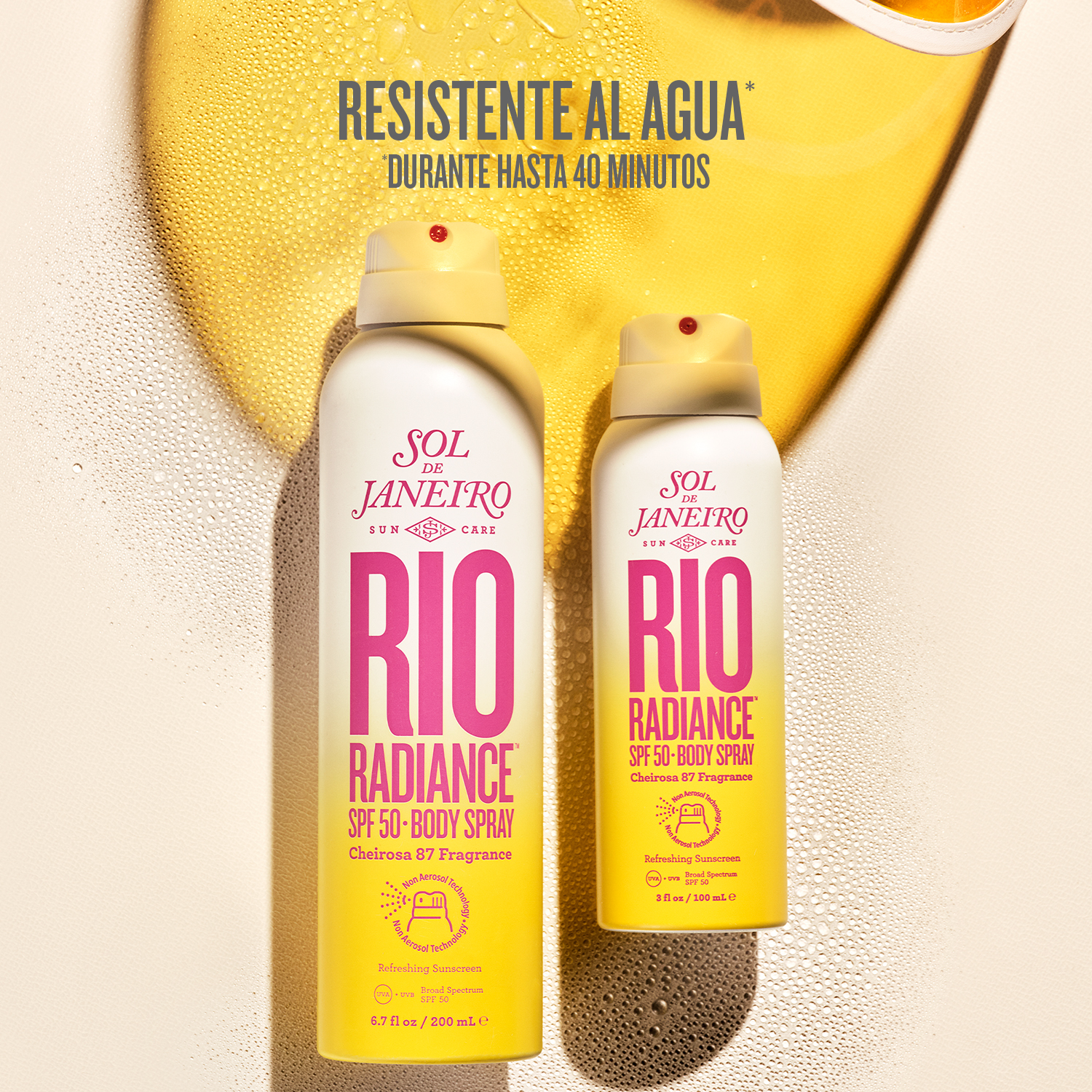 RIO RADIANCE™ SPF 50 BODY SPRAY SUNSCREEN WITH NIACINAMIDE (SPRAY CORPORAL CON PROTECCIÓN SOLAR)